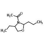 CAS#: 855841-23-5, 1-(4-Ethyl-2-propyl-1,3-oxazolidin-3-yl)ethanone