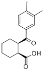 CAS 登录号：85603-43-6， 顺式-2-(3,4-二甲基苯甲酰)环己烷-1-羧酸
