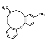 CAS#: 85650-58-4, 3,7-Dimethyl-6,7,8,9-tetrahydro-5H-dibenzo[b,i][1,6]oxazecine