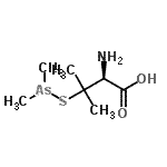 CAS 登录号：85653-38-9， 3-[(二甲基胂基)硫基]-D-缬氨酸