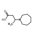 CAS#: 856627-47-9, 3-(1-Azepanyl)butanoic acid