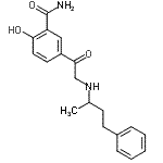 CAS 登录号：85665-85-6， 2-羟基-5-[N-(4-苯基-2-丁炔基)甘氨酰]苯甲酰胺