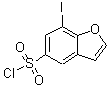 CAS#: 856678-58-5, 7-Iodo-1-benzofuran-5-sulfonyl chloride