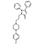 CAS#: 85674-11-9, 2-{3-[4-(4-Fluorophenyl)-1-piperazinyl]propyl}-1,5-diphenyl-1,2-dihydro-3H-pyrazol-3-one