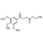 CAS 登录号：856811-67-1， 乙基4-氧代-4-(3,4,5-三甲氧基苯基)丁酸酯