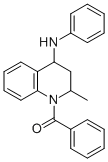 CAS#: 857-45-4, [3,4-Dihydro-2-Methyl-4-(Phenylamino)-1(2H)-Quinolinyl]Phenyl-Methanone
