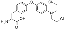 CAS#: 857-95-4, 2-Amino-3-[4-[4-[Bis(2-Chloroethyl)Amino]Phenoxy]Phenyl]Propanoic Acid