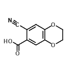 CAS#: 857020-54-3, 7-Cyano-2,3-dihydro-1,4-benzodioxine-6-carboxylic acid