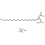 CAS 登录号：85712-01-2， N-(2,6-二羟基-4-庚烷基)-1-十八烷铵甲基硫酸盐