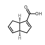CAS 登录号：85717-56-2， (3aS,6aR)-3,3a,6,6a-四氢-1-并环戊二烯羧酸