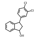 CAS 登录号：85720-99-6， 3-(3,4-二氯苯基)-1-茚满醇