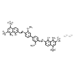 CAS 登录号：85721-17-1， 二钡6,6'-[(3,3'-二甲氧基-4,4'-联苯二基)二-2,1-二氮烯二基]二(4-氨基-5-羟基-1,3-萘二磺酸酯)