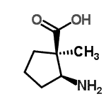 CAS 登录号：85726-00-7， (1R,2S)-2-氨基-1-甲基环戊烷羧酸