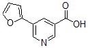 CAS 登录号：857283-84-2， 5-(2-呋喃基)-3-吡啶羧酸