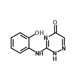 CAS#: 857492-03-6, 3-[(2-Hydroxyphenyl)amino]-1,2,4-triazin-5(2H)-one
