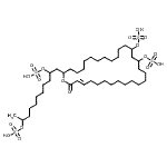 CAS#: 85756-56-5, (28E)-2-[2,10-Bis(sulfooxy)undecyl]-30-oxooxacyclotriacont-28-ene-14,16-diyl bis(hydrogen sulfate)