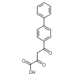 CAS 登录号：85763-16-2， 4-(4-联苯基)-2,4-二氧代丁酸