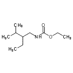 CAS 登录号：857782-06-0， 乙基(2-乙基-3-甲基丁基)氨基甲酸酯