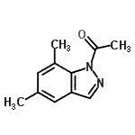 CAS 登录号：857800-75-0， 1-(5,7-二甲基-1H-吲唑-1-基)乙酮