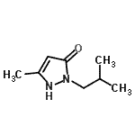 CAS#: 857989-07-2, 2-Isobutyl-5-methyl-1,2-dihydro-3H-pyrazol-3-one