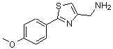 CAS 登录号：857997-91-2， 1-[2-(4-甲氧基苯基)-1,3-噻唑-4-基]甲胺