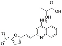 CAS 登录号：858-15-1， 2-(5-硝基-2-呋喃基乙烯基)-4-氨基-喹啉乳酸盐