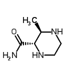 CAS 登录号：85817-24-9， (2S,3R)-3-甲基-2-哌嗪甲酰胺