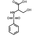 CAS#: 85828-29-1, N-(Phenylsulfonyl)serine