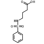 CAS 登录号：85845-09-6， 4-[(苯磺酰基)氨基]丁酸