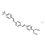 CAS#: 85851-55-4, Sodium 4-[(4-{[4-(diethylamino)phenyl]diazenyl}phenyl)diazenyl]benzenesulfonate