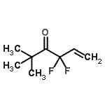CAS#: 85864-63-7, 4,4-Difluoro-2,2-dimethyl-5-hexen-3-one