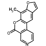 CAS#: 85878-63-3, 7-Methyl-5H-furo[3',2':6,7]chromeno[3,4-c]pyridin-5-one