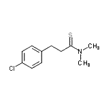 CAS#: 858783-59-2, 3-(4-Chlorophenyl)-N,N-dimethylpropanethioamide
