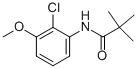CAS 登录号：85893-97-6， N-(2-氯-3-甲氧基苯基)-2,2-二甲基-丙酰胺