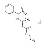 CAS 登录号：85896-05-5， 钠(2R)-1,4-环己二烯-1-基[(4-乙氧基-4-氧代-2-丁烯-2-基)氨基]乙酸酯