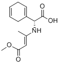 CAS 登录号：85896-06-6， (R)-(+)-alpha-[(3-甲氧基-1-甲基-3-氧代-1-丙烯基)氨基]-1,4-环己二烯-1-乙酸钠盐