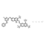 CAS 登录号：85959-00-8， 四钠7-({6-[(4-苯胺基-6-氯-1,3,5-三嗪-2-基)氨基]-1-羟基-3-磺酸-2-萘基}偶氮)-1,3,6-萘三磺酸酯