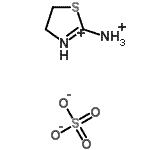 CAS#: 85959-63-3, 2-Ammonio-4,5-dihydro-1,3-thiazol-3-ium sulfate