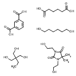 CAS 登录号：85959-88-2， 1,3-苯二甲酸,聚合物与1,3-二(2-羟基乙基)-5,5-二甲基-2,4-咪唑烷二酮,2-乙基-2-(羟基甲基)-1,3-丙烷二醇,己二酸和1,6-己烷二醇