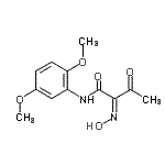 CAS#: 85968-62-3, (2Z)-N-(2,5-Dimethoxyphenyl)-2-(hydroxyimino)-3-oxobutanamide