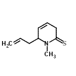 CAS 登录号：859845-73-1， 6-烯丙基-1-甲基-3,6-二氢-2(1H)-吡啶硫酮