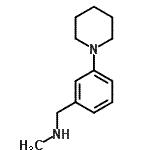 CAS#: 859850-65-0, N-Methyl-1-[3-(1-piperidinyl)phenyl]methanamine