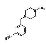 CAS 登录号：859850-90-1， 3-[(4-甲基-1-哌嗪基)甲基]苯甲腈