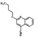 CAS 登录号：859929-66-1， 2-丁氧基-4-喹啉甲腈