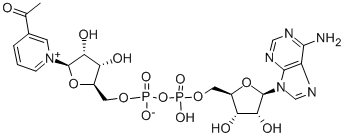 CAS 登录号：86-08-8， 3-乙酰基吡啶腺嘌呤二核苷酸