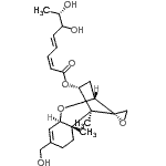 CAS#: 86004-56-0, (4alpha,6beta)-16-Hydroxy-12,13-epoxytrichothec-9-en-4-yl (2Z,4E,7S)-6,7-dihydroxy-2,4-octadienoate