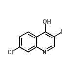CAS#: 860236-13-1, 7-Chloro-3-iodo-4-quinolinol