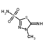 CAS#: 86029-46-1, 5-Imino-4-methyl-4,5-dihydro-1,3,4-thiadiazole-2-sulfonamide
