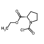 CAS 登录号：86050-92-2， 乙基1-(氯甲酰基)-L-脯氨酸酯