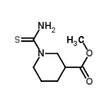 CAS 登录号：860620-66-2， 甲基1-硫代氨基甲酰-3-哌啶羧酸酯